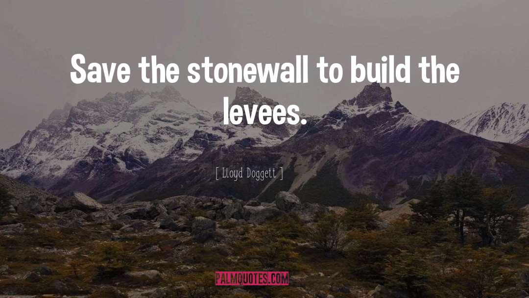 Stonewall quotes by Lloyd Doggett