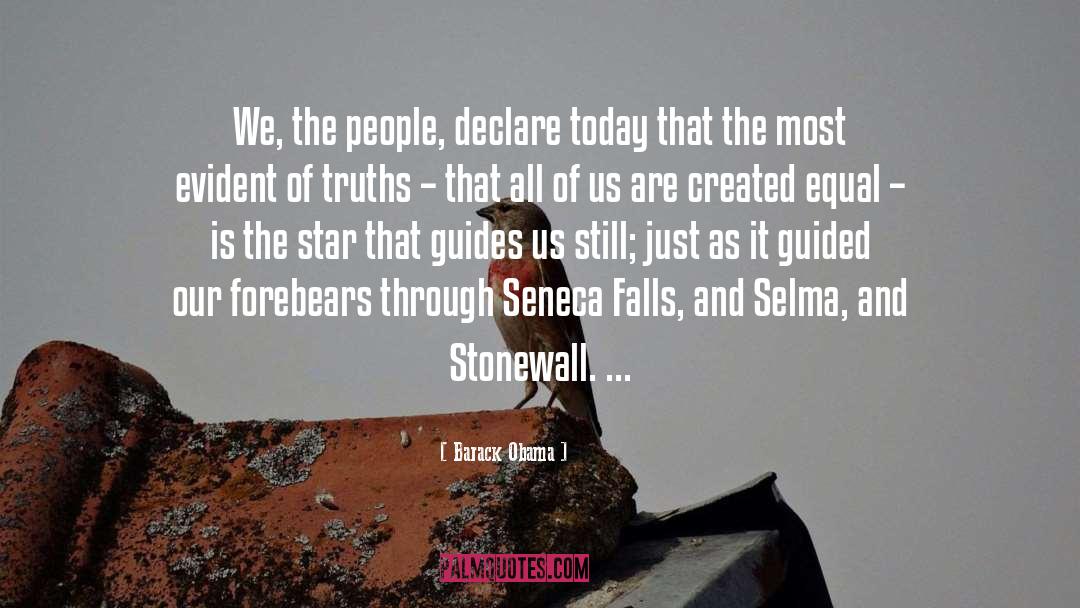 Stonewall quotes by Barack Obama