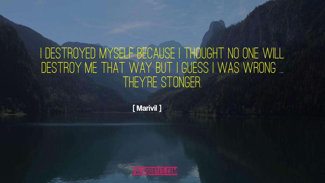 Stonger quotes by Marivil