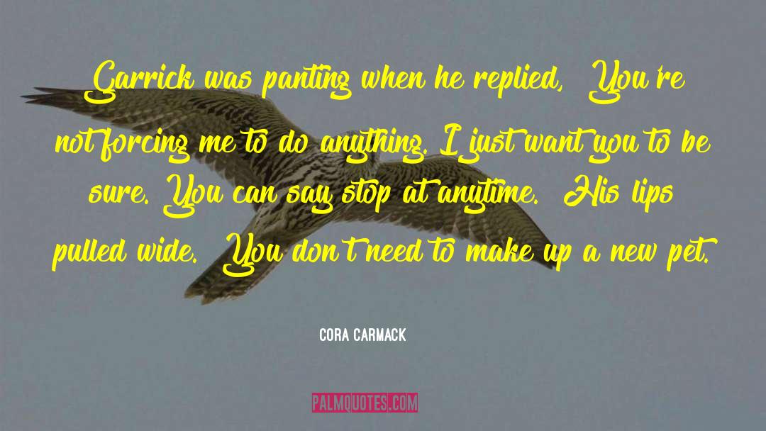 Stop Blaming quotes by Cora Carmack