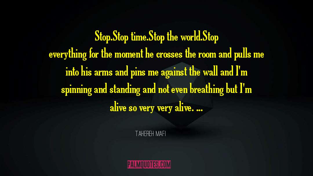 Stop Controlling Everything quotes by Tahereh Mafi