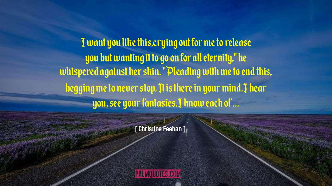 Stop It quotes by Christine Feehan