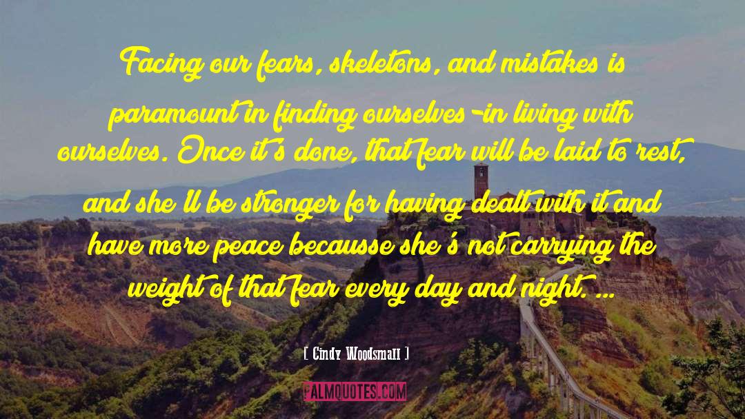 Stop Living In Fear quotes by Cindy Woodsmall