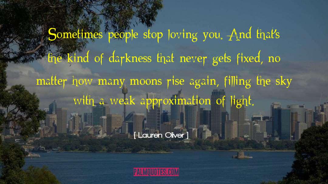 Stop Loving You quotes by Lauren Oliver