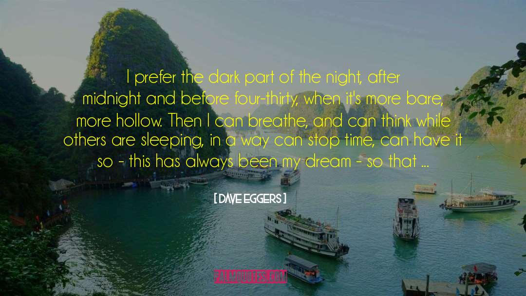 Stop Sleeping Around quotes by Dave Eggers