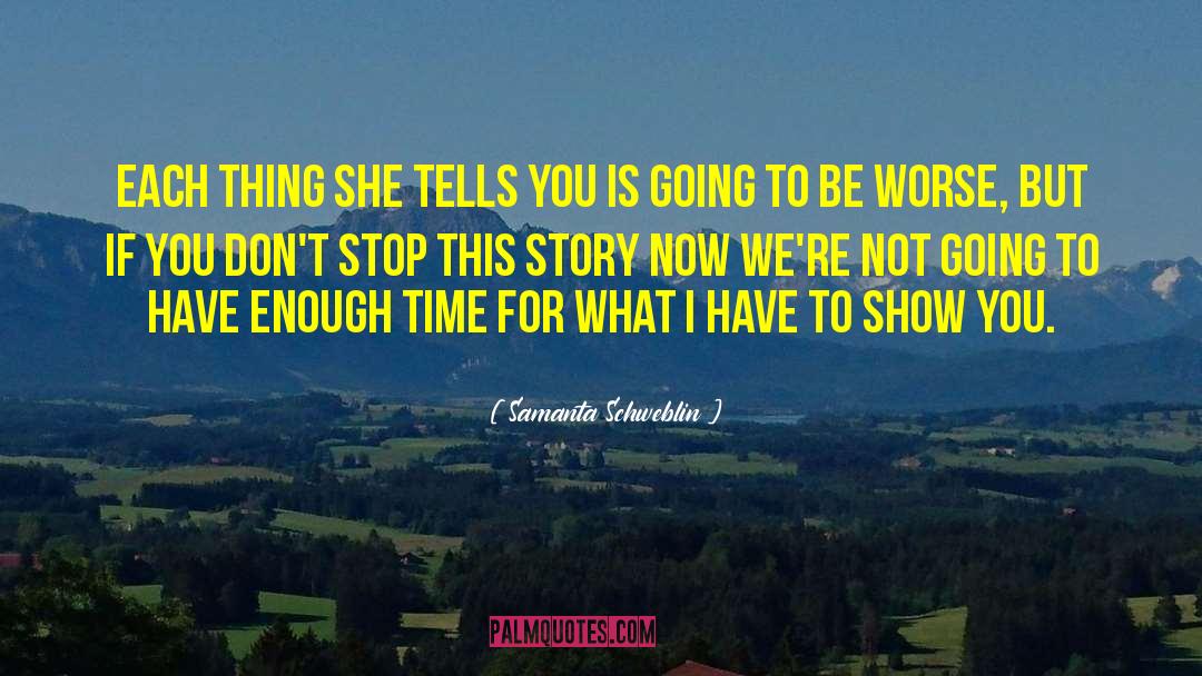 Stop This quotes by Samanta Schweblin