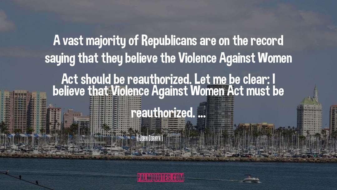 Stop Violence Against Women quotes by John Cornyn