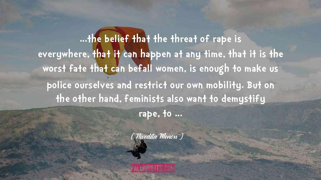 Stop Violence Against Women quotes by Nivedita Menon