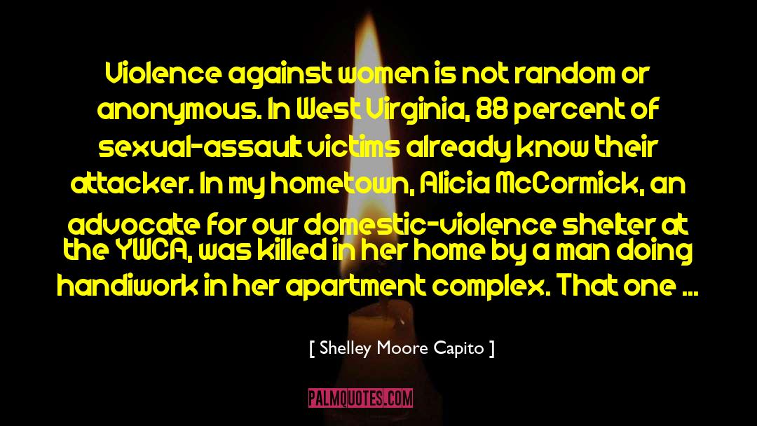 Stop Violence Against Women quotes by Shelley Moore Capito