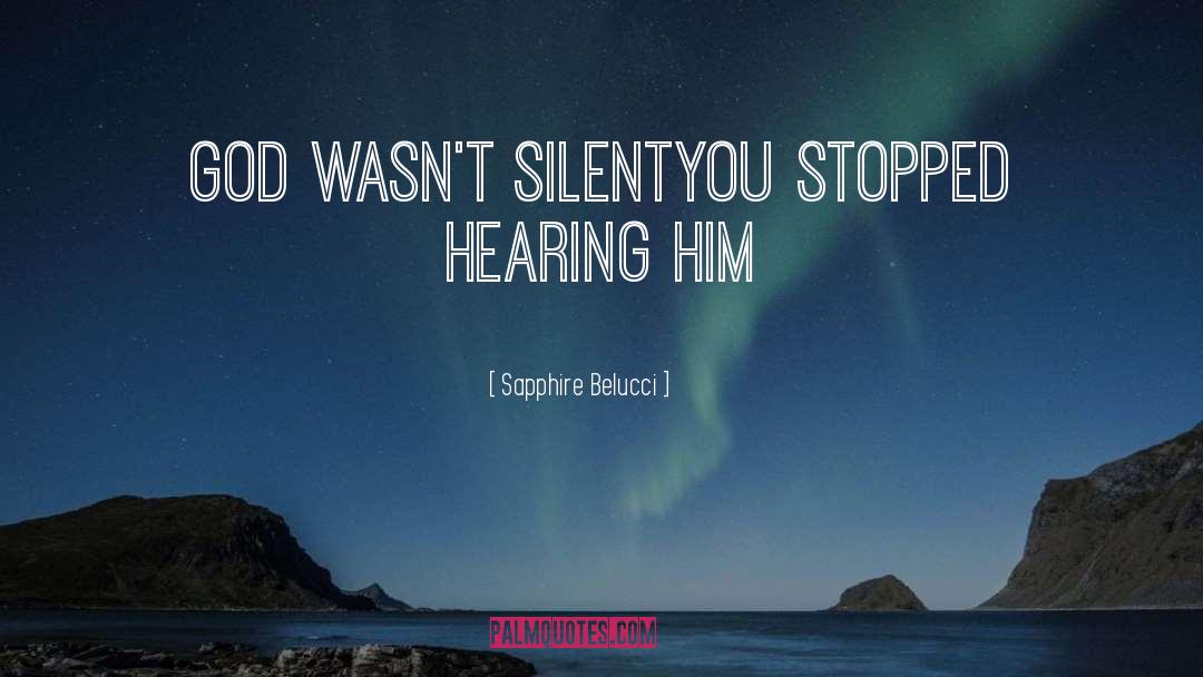 Stopped quotes by Sapphire Belucci