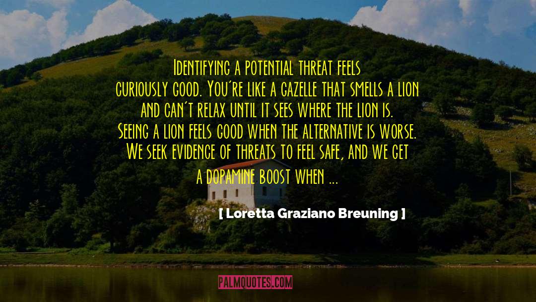 Stopwatch Threat quotes by Loretta Graziano Breuning