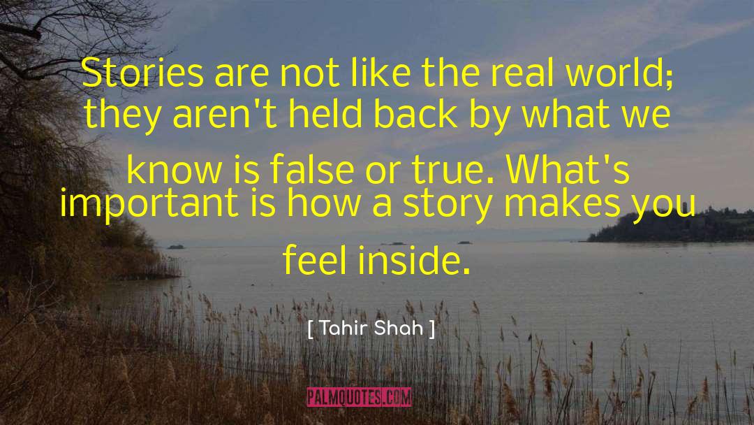 Stories Dreams quotes by Tahir Shah