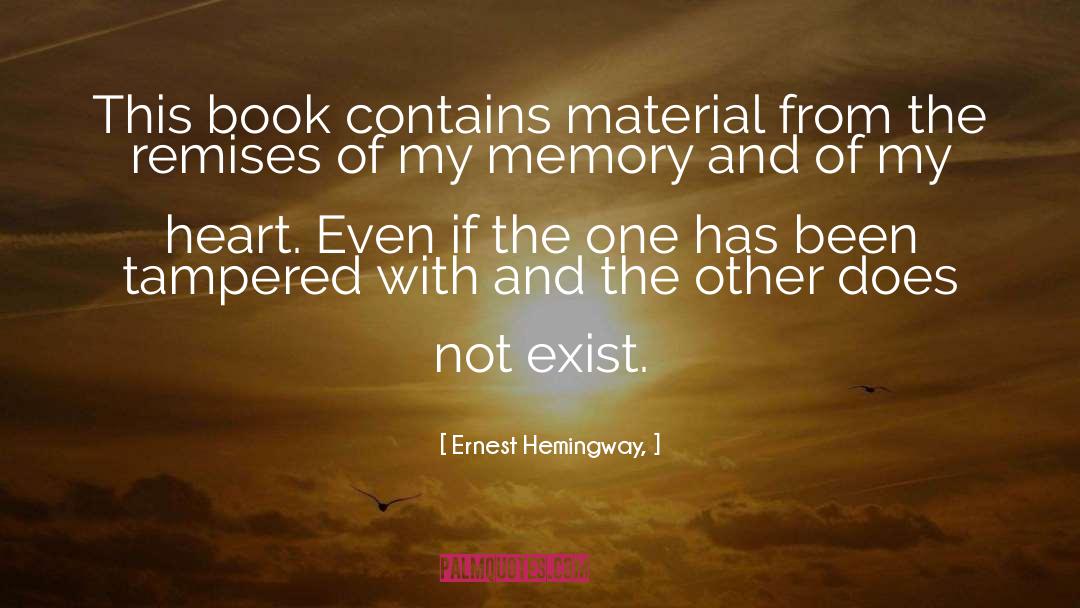 Stories From The Heart quotes by Ernest Hemingway,