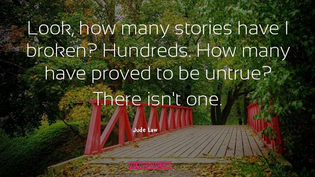 Stories Imortality quotes by Jude Law