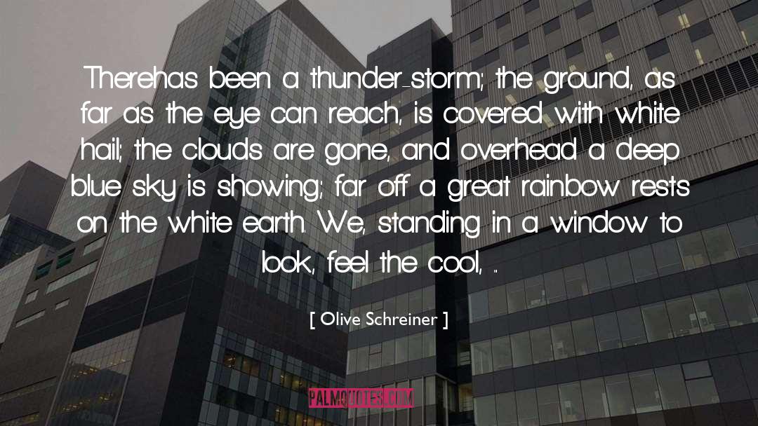 Storm And The Thunderstorms quotes by Olive Schreiner