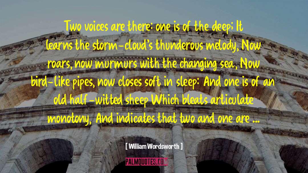 Storm Clouds quotes by William Wordsworth