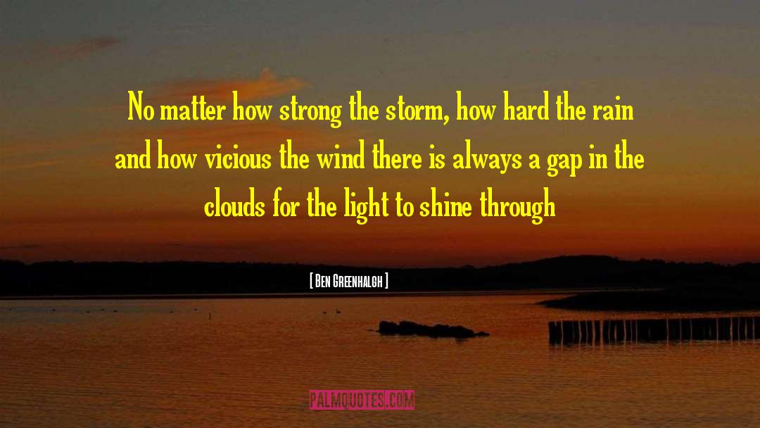 Storm Clouds quotes by Ben Greenhalgh