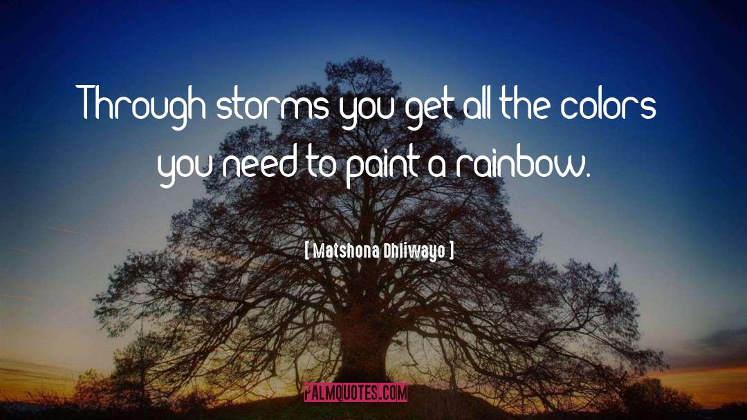 Storms Of Life quotes by Matshona Dhliwayo