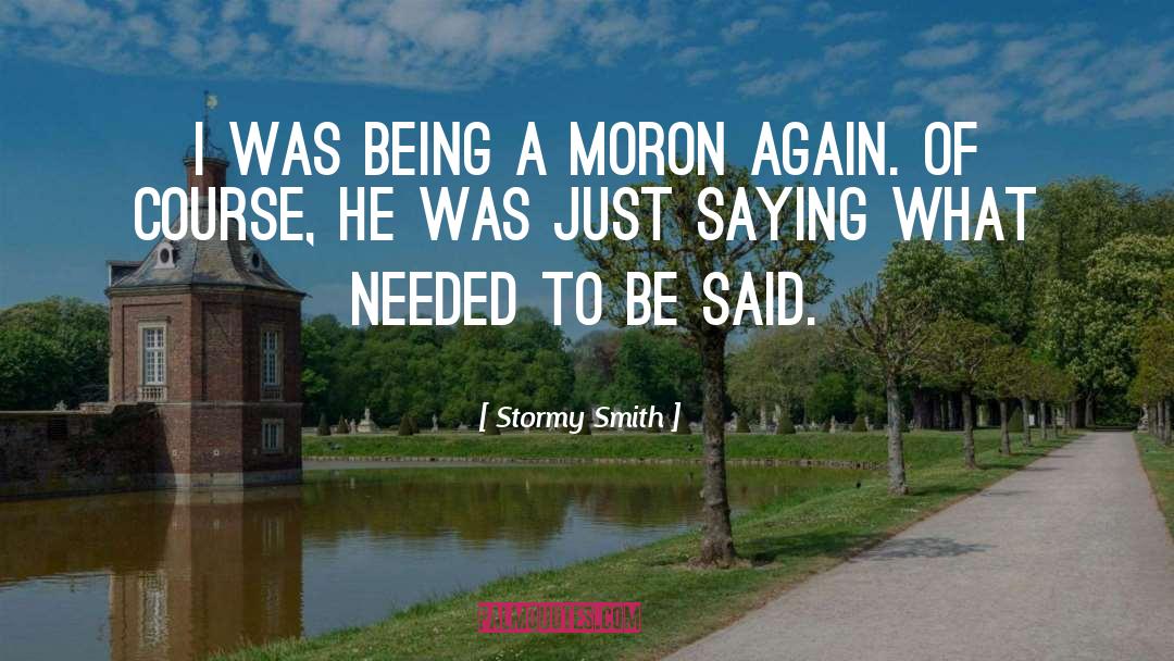 Stormy quotes by Stormy Smith