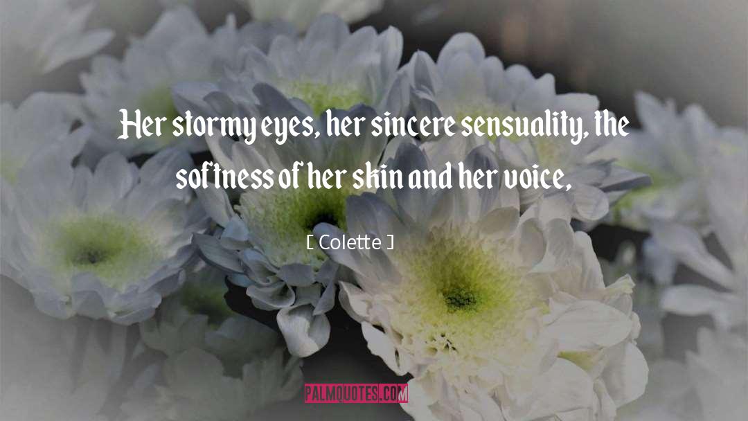 Stormy quotes by Colette