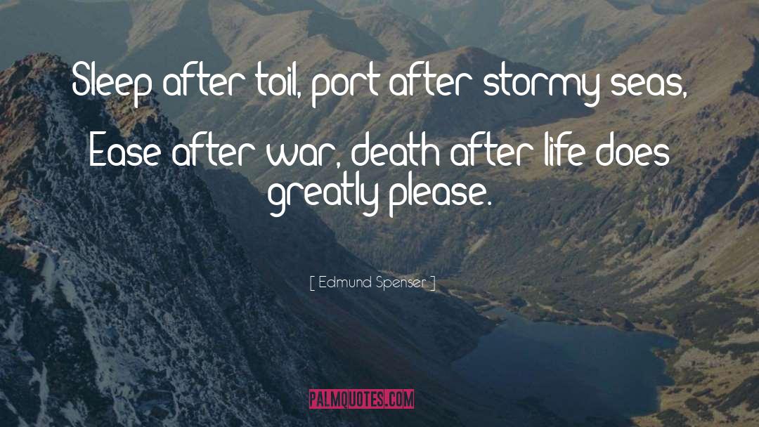 Stormy Seas quotes by Edmund Spenser