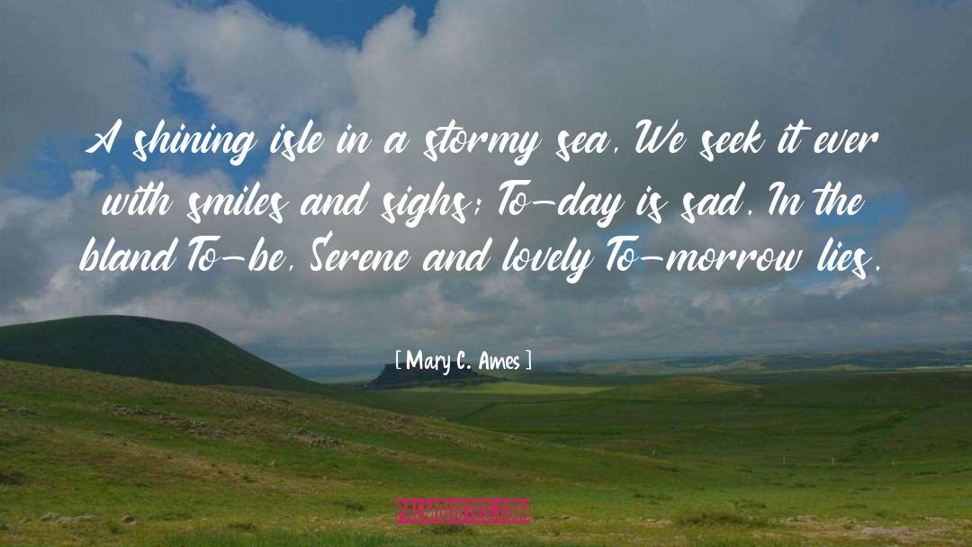 Stormy Seas quotes by Mary C. Ames