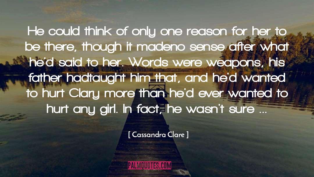 Story Of A Girl quotes by Cassandra Clare