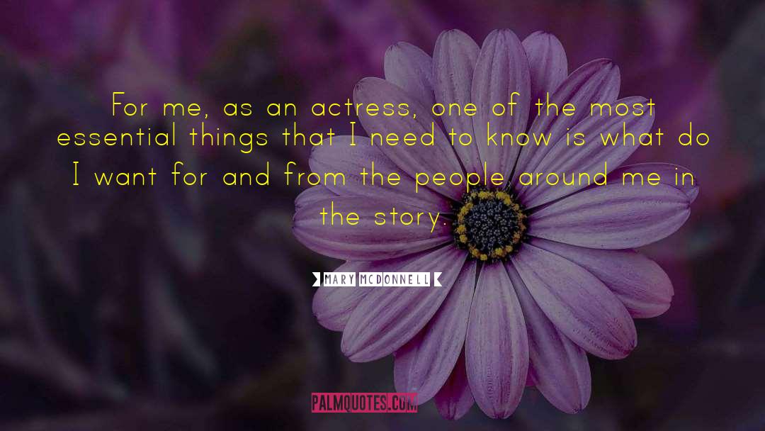 Story People quotes by Mary McDonnell