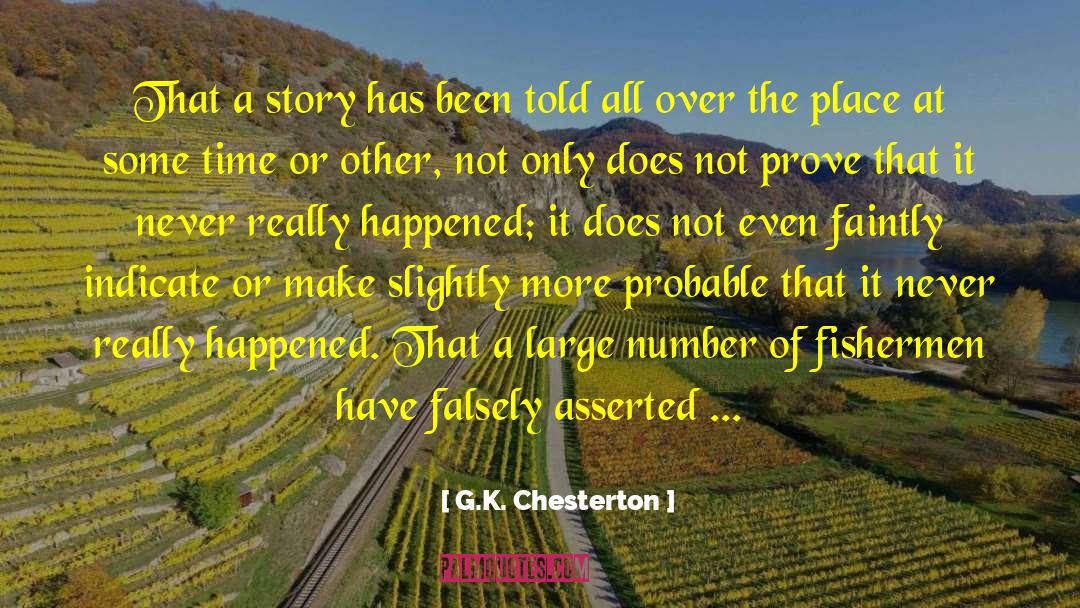 Story Selling quotes by G.K. Chesterton