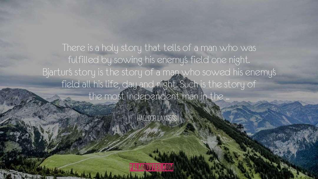 Story Urge quotes by Halldor Laxness