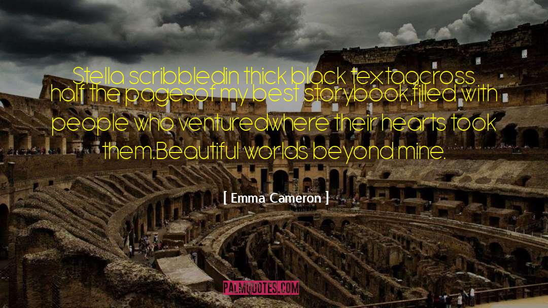 Storybook quotes by Emma Cameron