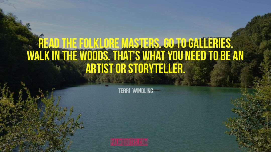 Storyteller quotes by Terri Windling