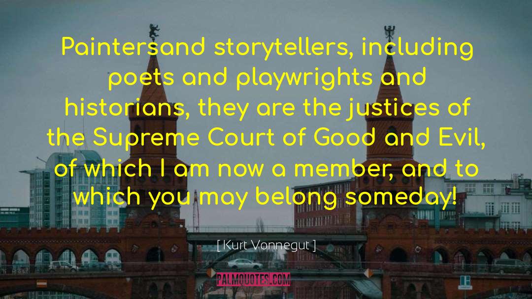 Storytellers quotes by Kurt Vonnegut