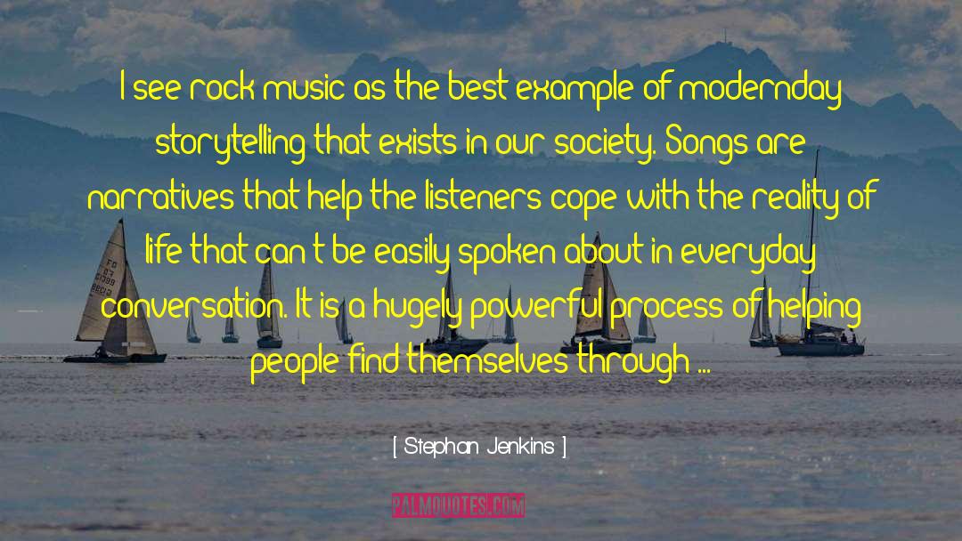 Storytelling quotes by Stephan Jenkins