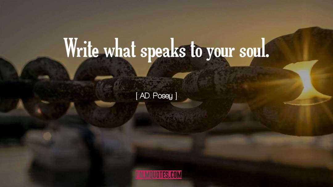 Storytelling quotes by A.D. Posey