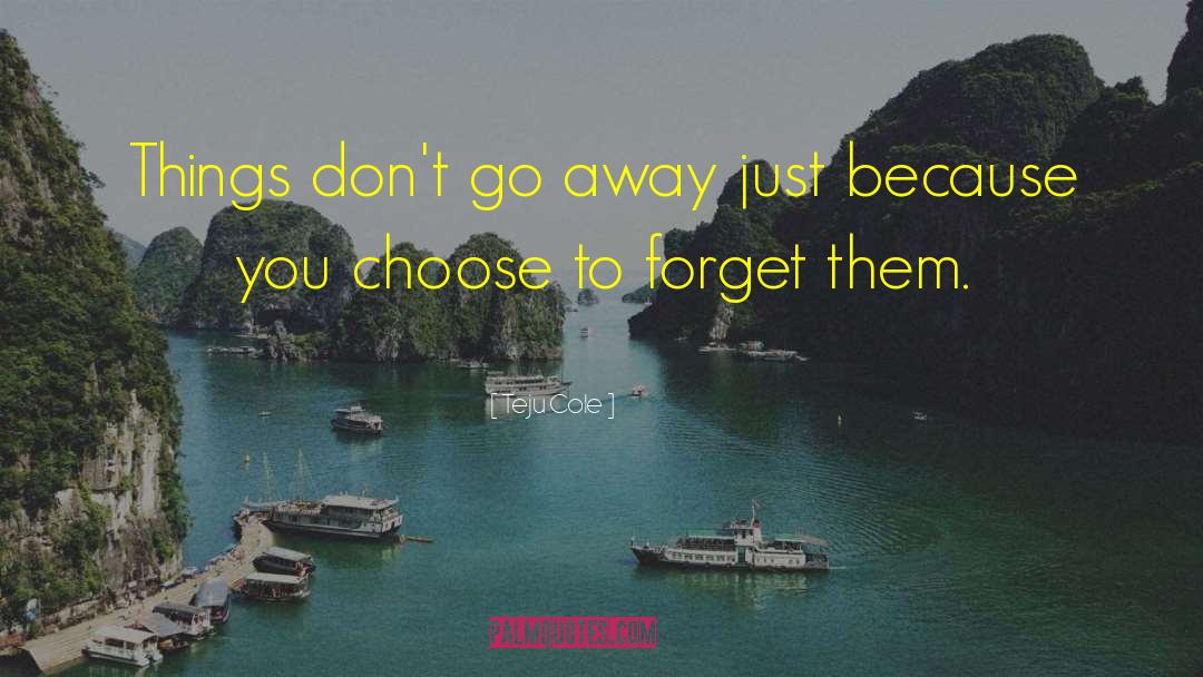 Stow Away quotes by Teju Cole