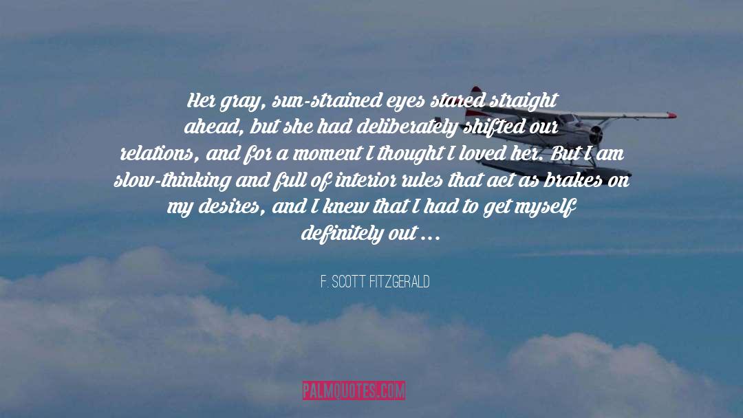 Straight A S quotes by F. Scott Fitzgerald