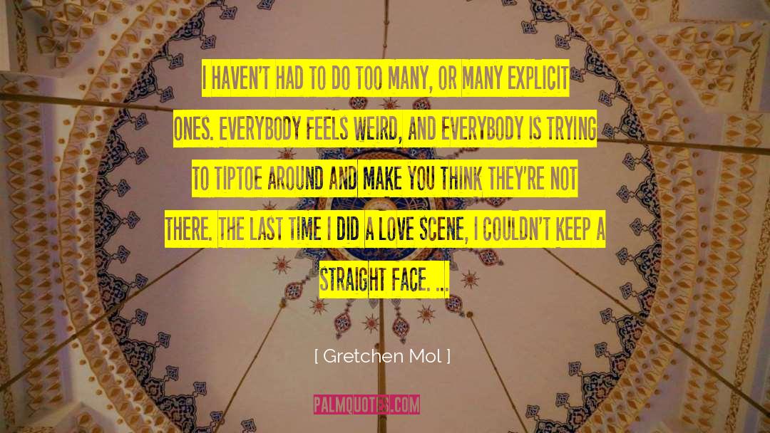 Straight Face quotes by Gretchen Mol