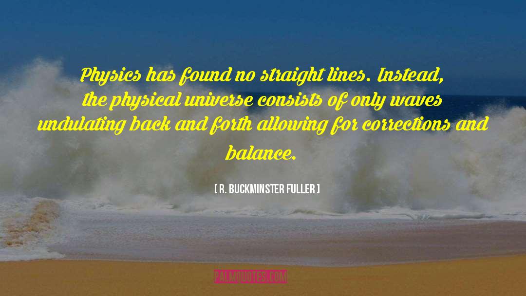 Straight Lines quotes by R. Buckminster Fuller
