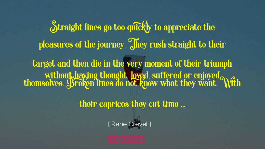 Straight Lines quotes by Rene Crevel