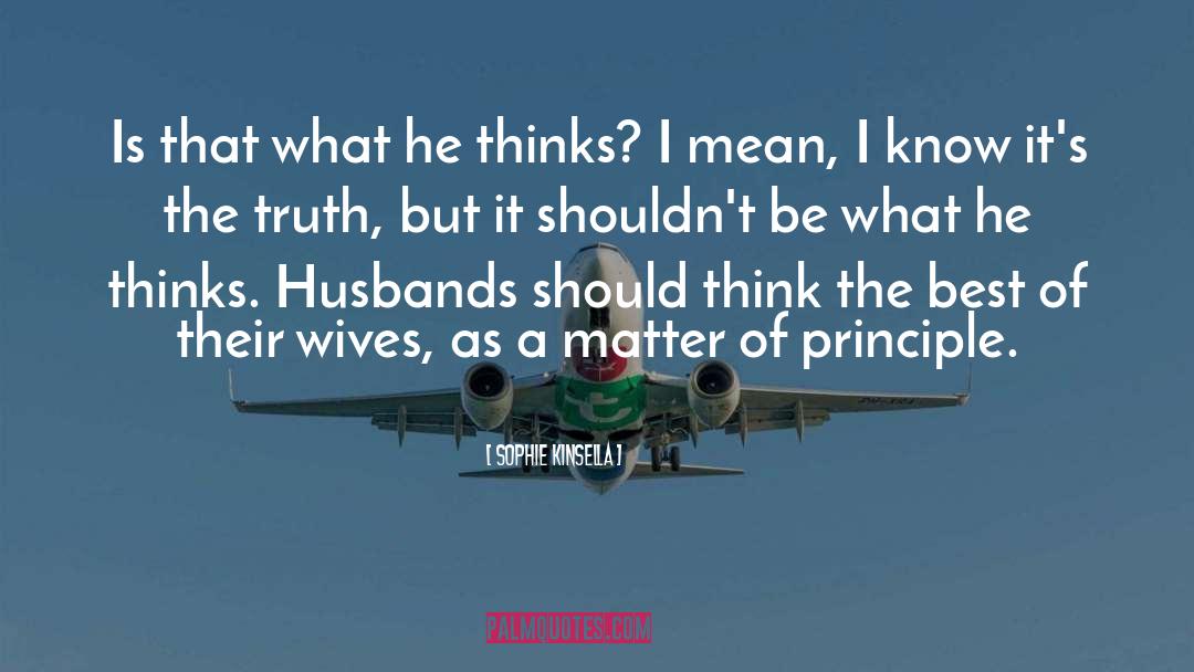 Straight Wives Matter quotes by Sophie Kinsella