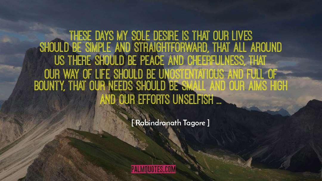 Straightforward quotes by Rabindranath Tagore