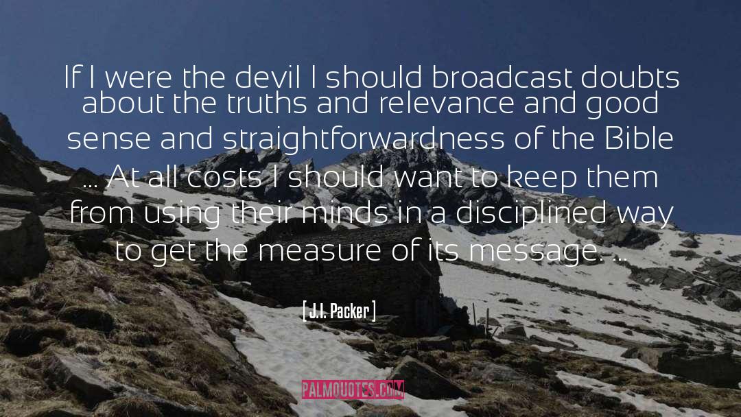 Straightforwardness quotes by J.I. Packer