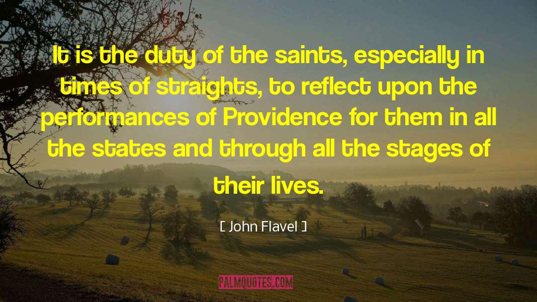 Straights quotes by John Flavel