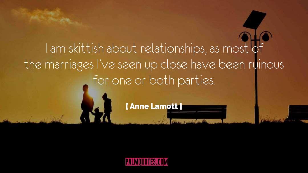 Strained Relationships quotes by Anne Lamott