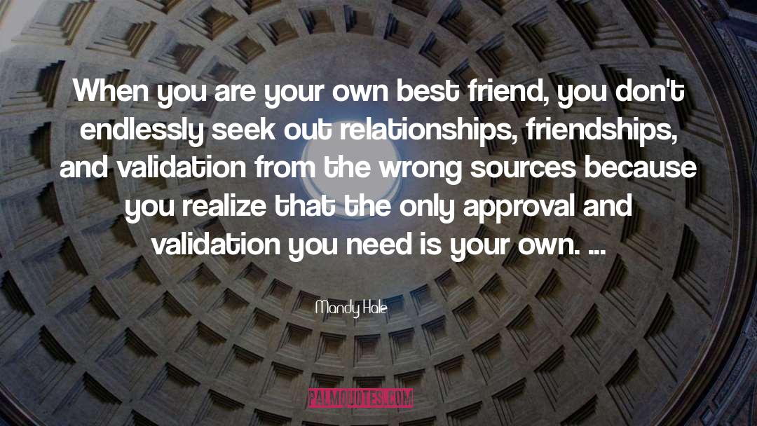 Strained Relationships quotes by Mandy Hale