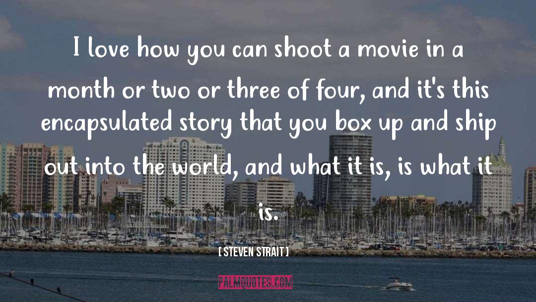 Strait quotes by Steven Strait