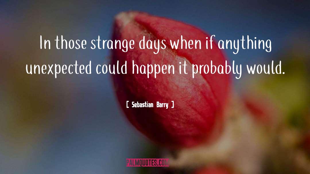 Strange Days quotes by Sebastian Barry