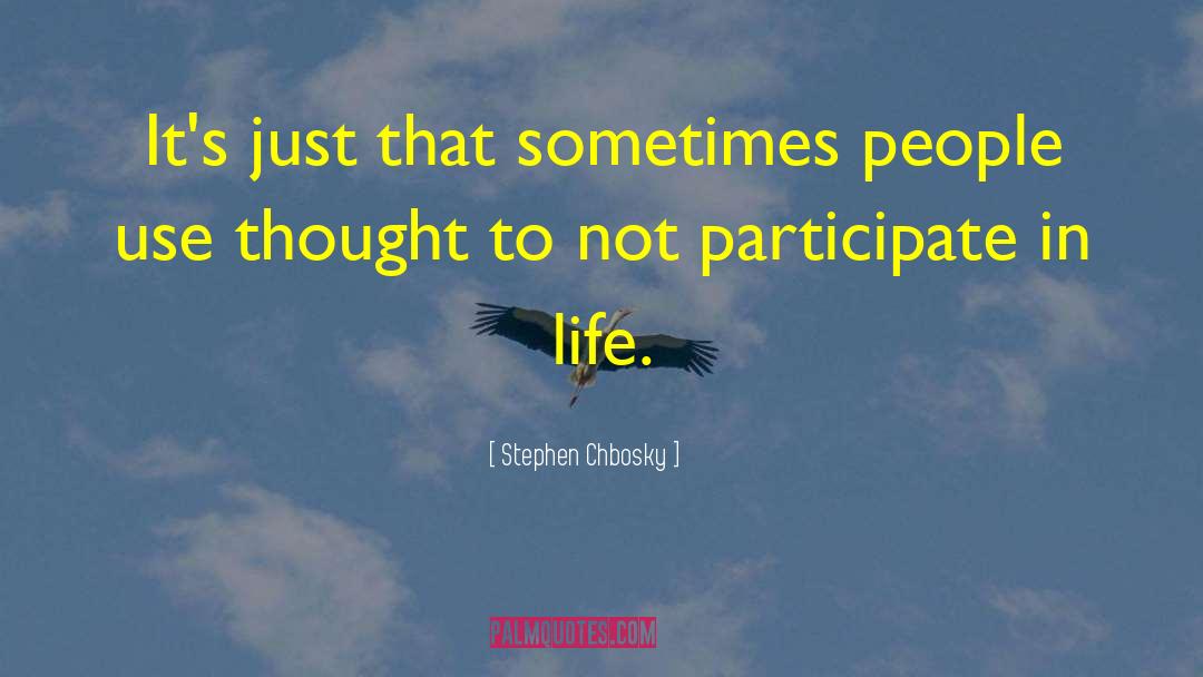 Strange Life quotes by Stephen Chbosky