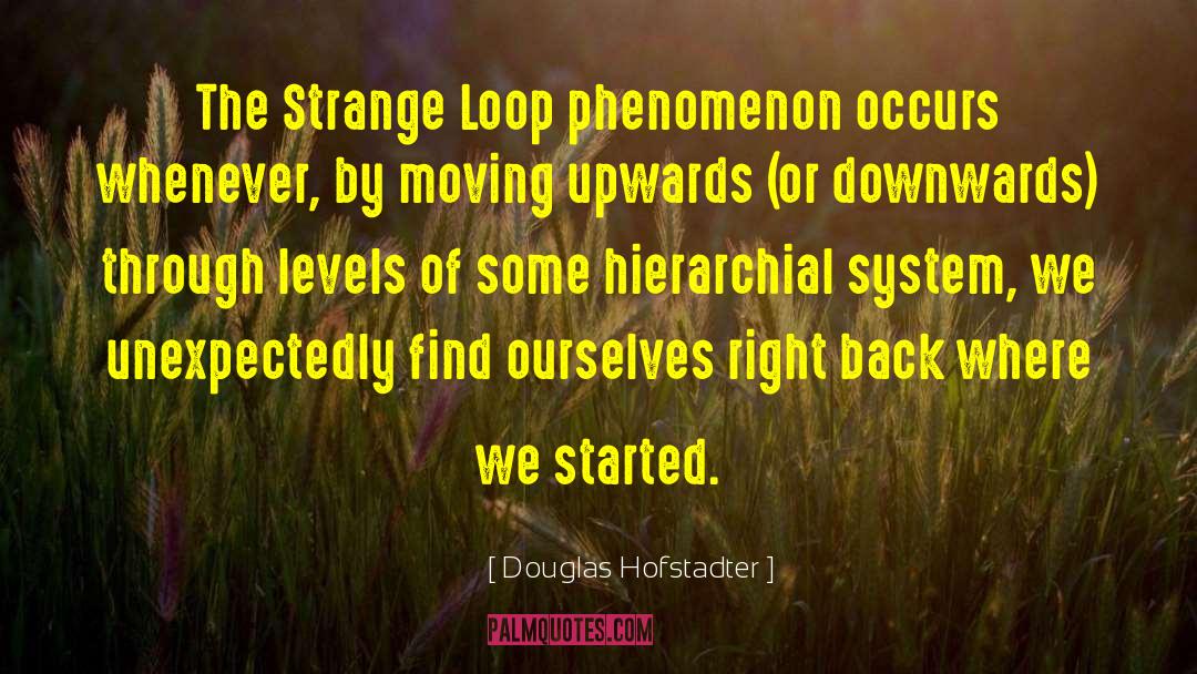 Strange Loop quotes by Douglas Hofstadter